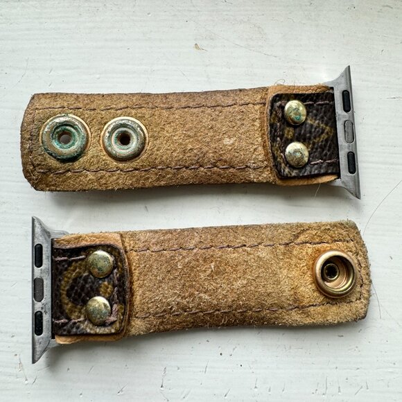 Spark*l Band - Upcycled Louis Vuitton Apple watch band - Picture 4 of 4